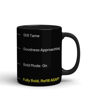 Fully Bold Sublimation Mug - Black